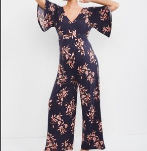 Motherhood Maternity - Floral Jumpsuit
